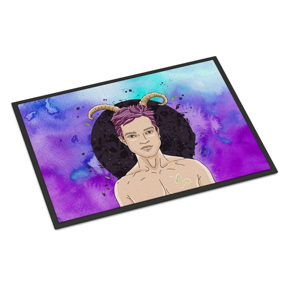 Capricorn Zodiac Sign Door Mat
