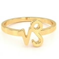 thumbnail image 1 of Capricorn Zodiac Sign Ring In Solid 14k Yellow Gold, 1 of 6