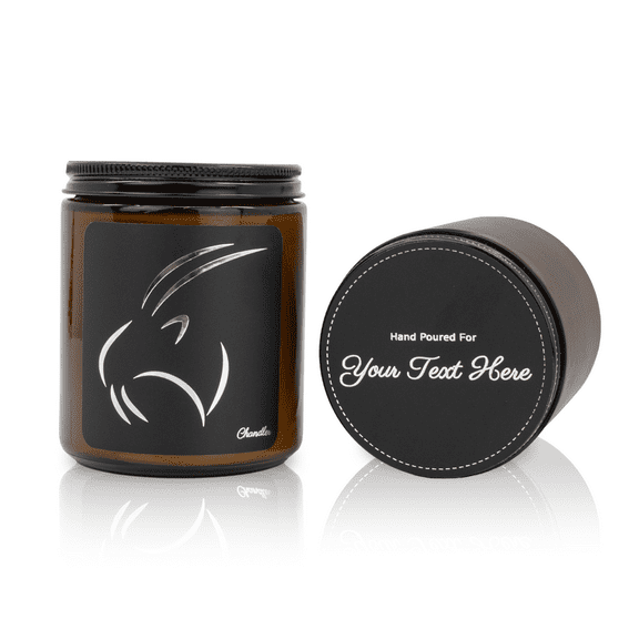 Capricorn Zodiac Sign - Scented Soy Candle - Personalized Birthday Gift