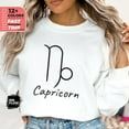 thumbnail image 1 of Capricorn Zodiac Sweatshirt, Birthday Capricorn Women, January Birthday Sweater, Crewneck Top, Astrology Capricorn Sweatshirt Gift TSHIRT All Size S-5XL, 1 of 5