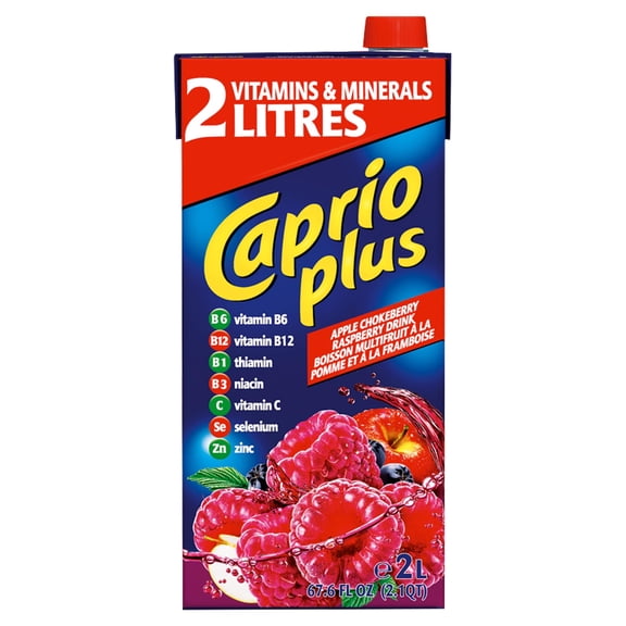 Caprio Apple & Raspberry Drink 2 Litre Carton, Imported from Britain