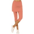 thumbnail image 1 of Capris Leggings for Women High Waisted Yoga Legging with Skirts Tennis Leggings Workout Clothes, 1 of 6