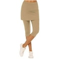 thumbnail image 1 of Capris Leggings for Women High Waisted Yoga Legging with Skirts Tennis Leggings Workout Clothes, 1 of 6