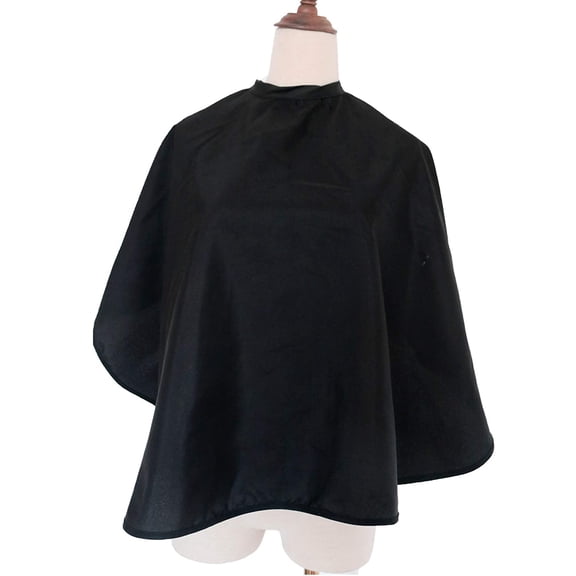 Caps, Foils & Wraps Hair Color Cape Makeup Haircut Salon Hairdresser Shampoo Capes Cutting Barber Cape for Men,Women,Clients (1 PCS, Black)