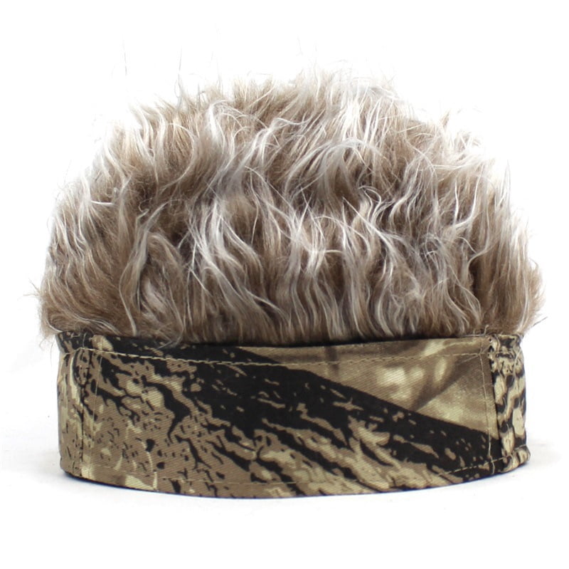 Caps Men's Wigs Hats Women's Hats Dark Brown