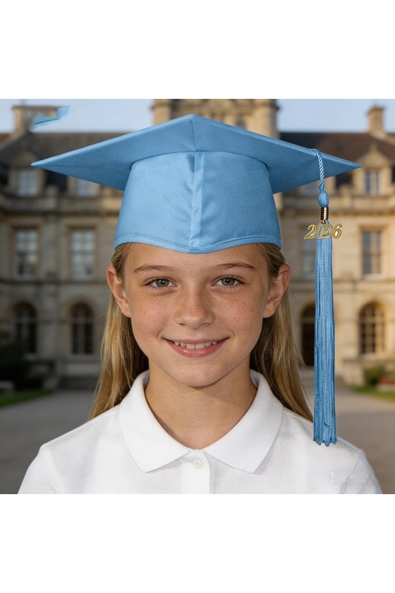 Caps for Graduation Blue Graduation Cap with Tassel 2026 Graduation Hat