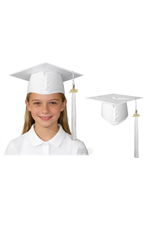 Caps for Graduation White Graduation Cap with Tassel Graduation Hat