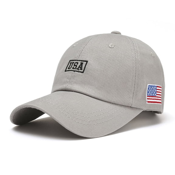 Caps for Men Only Moment Mens Baseball Cap Cotton Blend Patriotic Commemorative Hats for Men Or Womenwith Bald Eagle & United States Grey,One Size