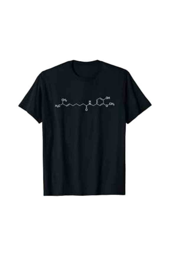 Capsaicin Molecule Spicy T-Shirt