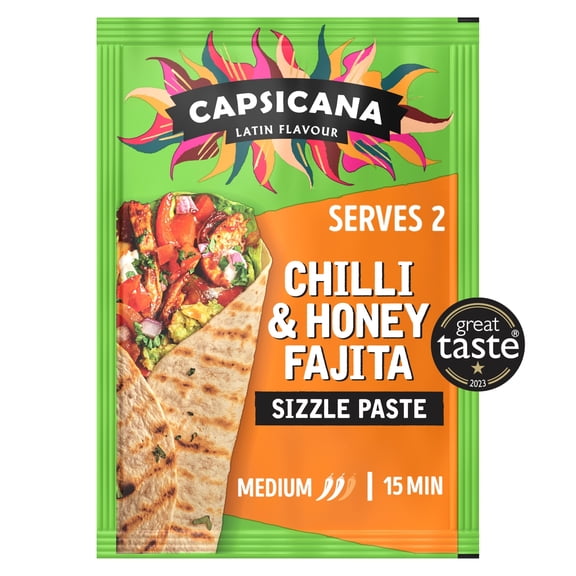 Capsicana Mexican Fajita Chilli & Honey Paste 60G, Imported from Britain