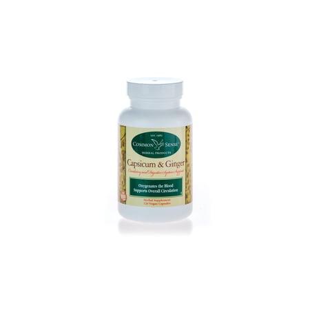 Capsicum & Ginger | Circulatory & Digestive System Support (120 Vegan Capsules)