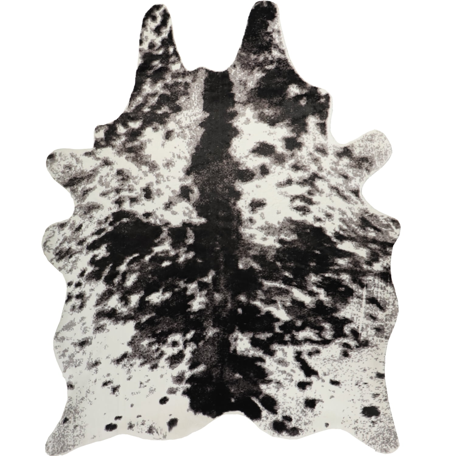 Capslpad Faux Cowhide Area Rug Extra Large Cow Print Rugs 5.2' x 6.6