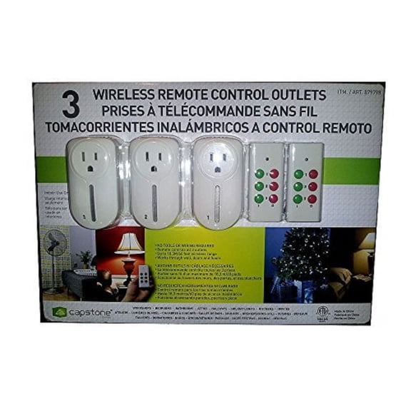 Capstone 3 Wireless Remote Control Outlets