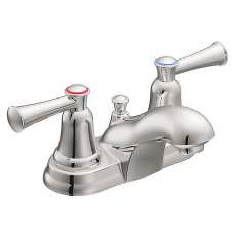 Capstone Bathroom Faucet Two Handle Lead Free Bushed Nickel