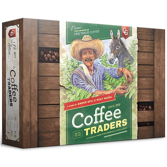 Capstone Game Coffee Traders Board Game Economic Strategy 3-5 Players 120 Min Playtime 1 Pack