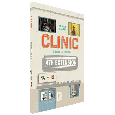 Capstone Games: Clinic Deluxe Extension 4 - Strategy Board Game Extension, 1-4 Players, Ages 12+, 60 - 150 Min Game Time