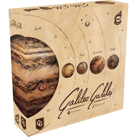 Capstone Games Galileo Galilei Euro Strategy Board Game | Engine Building Game for 14 Players | Ages 14+ | 90 Minute Playtime