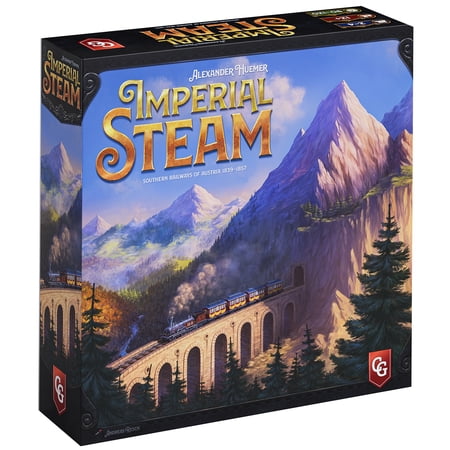 Capstone Games: Imperial Steam - Strategy Board Game, 2-4 Players, Ages 12+, 120 Min Game Play