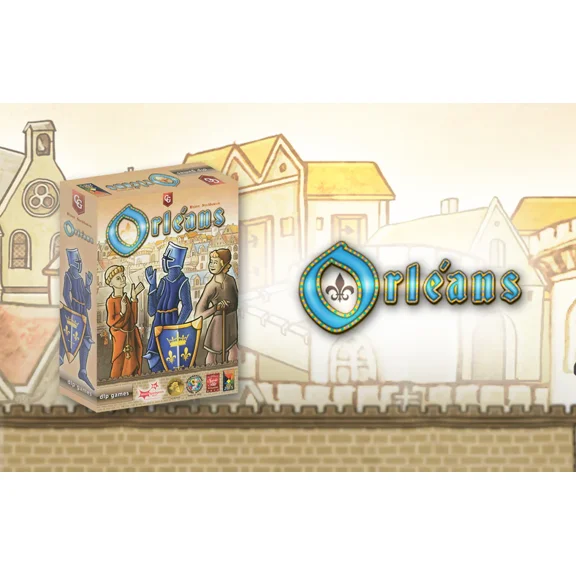 Capstone Games Orleans Strategy Board Game - Euro Worker Placement Medieval Economic Tabletop Experience for Adults | 2 to 5 Players, 90 Minutes | Advanced Multiplayer Hobby Gameplay