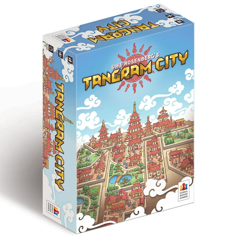 Capstone Games Tangram City - Tile Laying Strategy Board Game, Build Your City, Bring Harmony to The Human & Natural Realm, Ages 10+, 1-5 Players Capstone Games Tangram City - Tile Laying Strategy Board Game, Build Your City, Bring Harmony to The Human & Natural Realm, Ages 10+, 1-5 Players