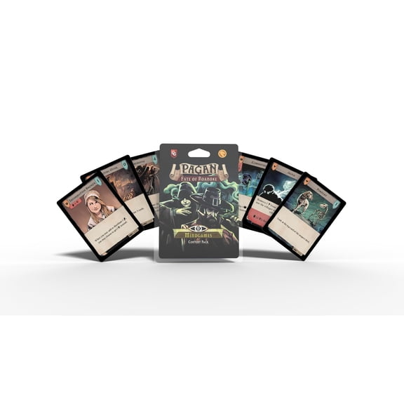 Capstone Pagan: Fate of Roanoke - Mind Games Expansion Pack, Witch & Hunter Asymmetrical Deduction Card Game, 2 Players, 60 Mins