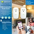 thumbnail image 1 of Capstone Intelligent Programmable WiFi Controlled Wall Outlets, 1 of 4