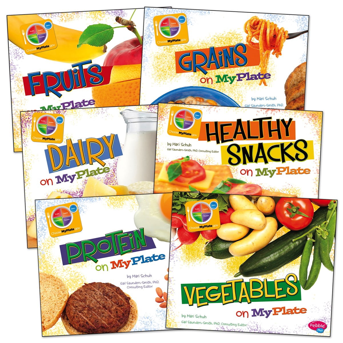 Capstone Press Healthy Eating with MyPlate Books - Set of 6 - Walmart.com