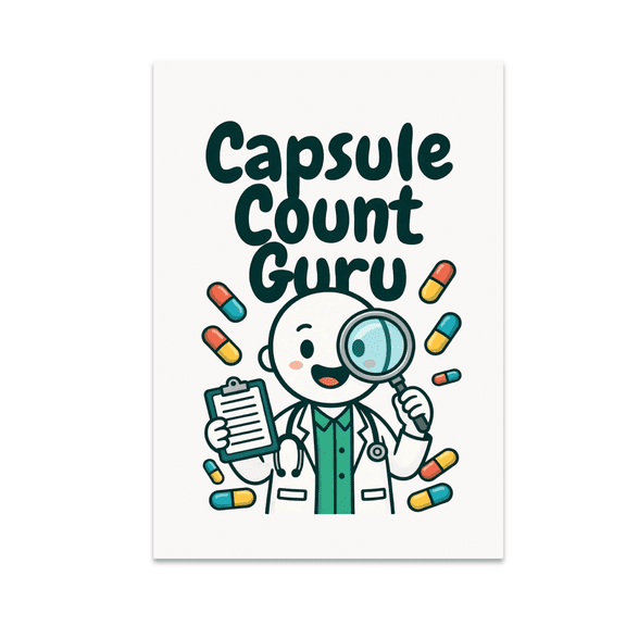 Capsule Count Guru Pharmacy Art - Pharmacy Tech Professional - 13x19 Poster Print