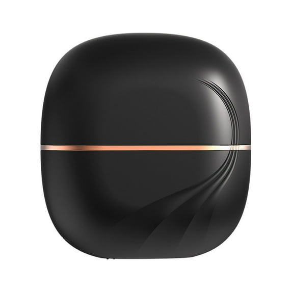 Hair Straightener & Styler, Mini Cordless Hair Straightener Comb Portable Heat Hair Brush for Travel USB Rechargeable Hair Straightener Brush Straight Hair Dual-Use (Black)