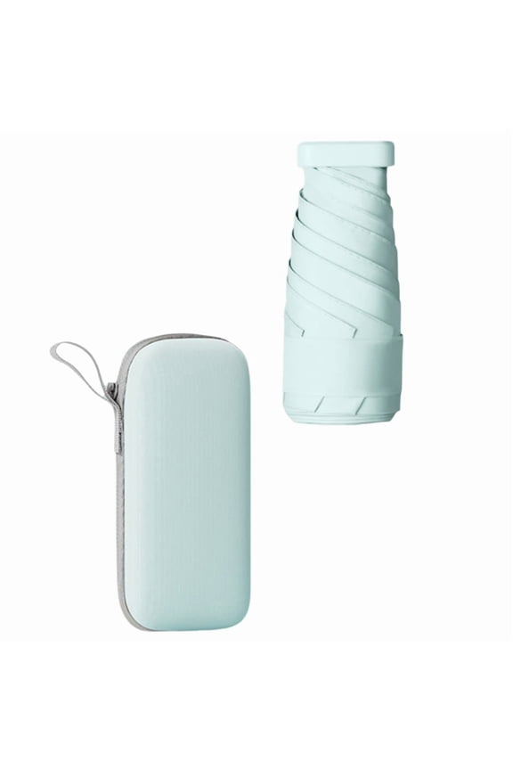 Capsule Umbrella for Sunny & Portable Sunscreen & UV Protection 60% Off Mini Ultra-Light Parasol Green