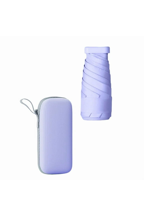Capsule Umbrella for Sunny & Portable Sunscreen UV Protection 60% Mini Ultra-Light Parasol