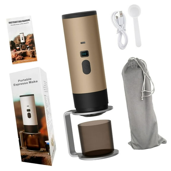 Capsuled Coffee Maker Quick Heating Steel Construction Car Backpack Friendly