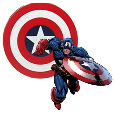 Capt. America Contact Lens Case With Mirror America's Favorite Marvel Superhero Captain America, CLC-CA1