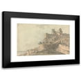 thumbnail image 1 of Capt. Francis Grose 14x11 Black Modern Framed Museum Art Print Titled - Chapel of St. Michael's Mount (1786), 1 of 5