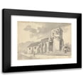 thumbnail image 1 of Capt. Francis Grose 14x11 Black Modern Framed Museum Art Print Titled - South Mimms Church, Hertfordshire (1787), 1 of 5