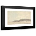 thumbnail image 1 of Capt. Francis Grose 24x16 Black Modern Framed Museum Art Print Titled - St. Nicholas's Island off Mount Edgecombe (1768), 1 of 1