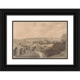 thumbnail image 1 of Capt. Francis Grose 24x18 Black Ornate Framed Double Matted Museum Art Print Titled: Mitford Castle, Northumberland, 1 of 5