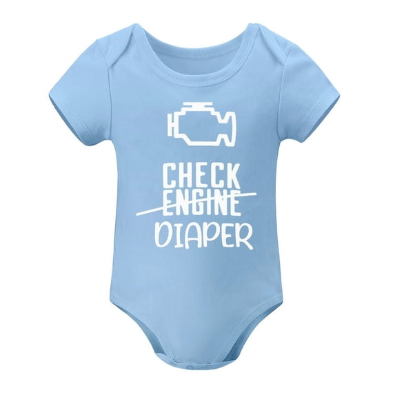 Captain Adorable - Baby Clothes - Funny Newborn Bodysuit Outfits for Boys And Girls Sky Blue-style 12months