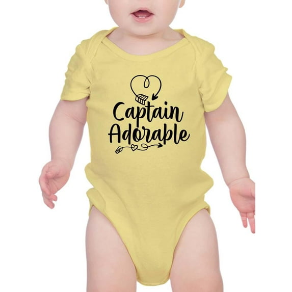 Captain Adorable Bodysuit Infant -Smartprints Designs, 12 Months