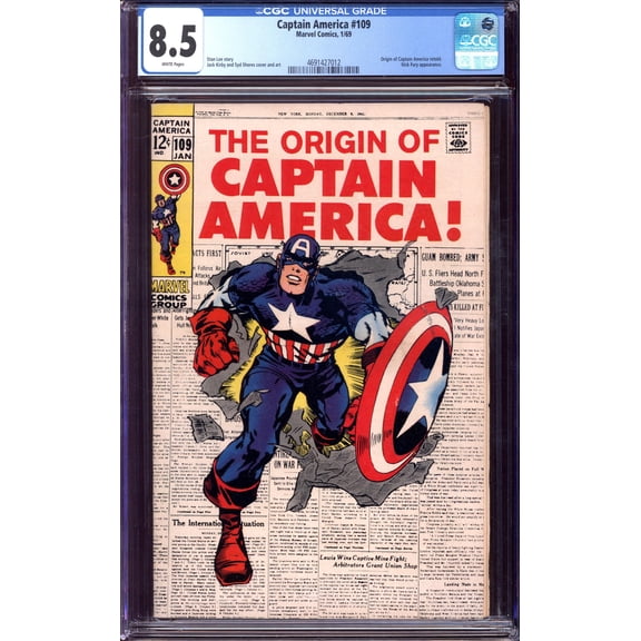 Captain America #109 - CGC 8.5 Comic Book