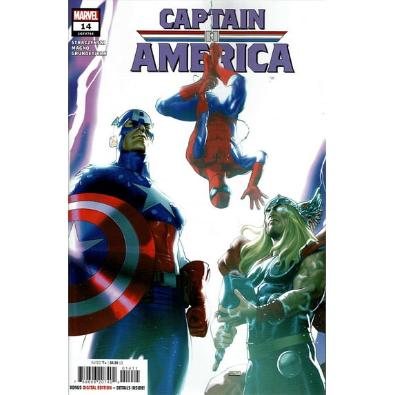 Captain America (11th Series) #14 VF ; Marvel Comic Book