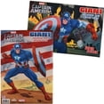 thumbnail image 1 of Captain America 11x16 Giant Coloring & Activity Book, 1 of 1