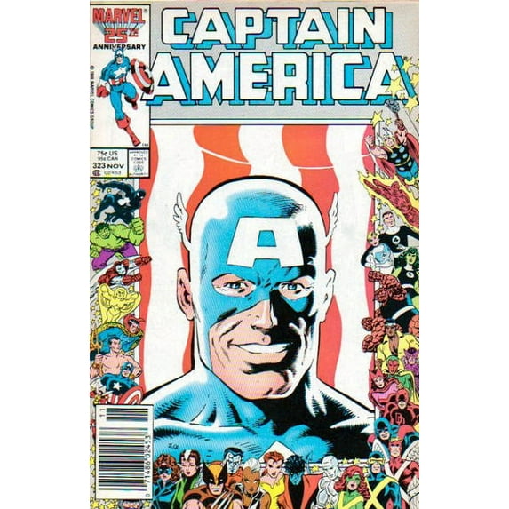 Captain America (1st Series) #323 (Newsstand) VF ; Marvel Comic Book