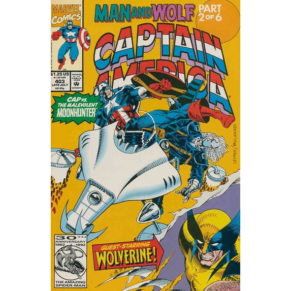 Captain America (1st Series) #403 VF ; Marvel Comic Book