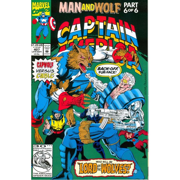 Captain America (1st Series) #407 VF ; Marvel Comic Book