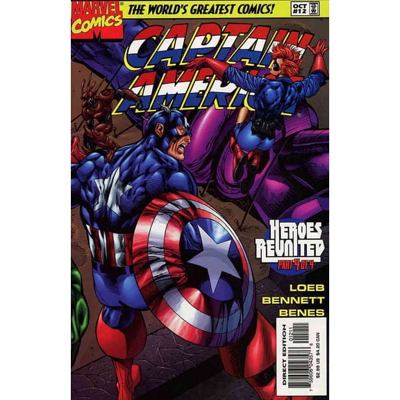 Captain America (2nd Series) #12 VF ; Marvel Comic Book