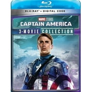 Captain America: 3-Movie Collection (Marvel) (Blu-ray + Digital Code) Disney Action, Adventure