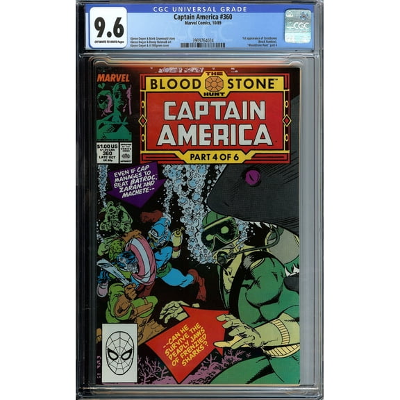 Captain America #360 - CGC 9.6 Comic Book