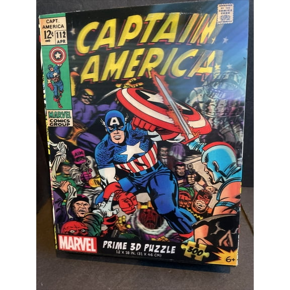 Captain America 3D 300 pc Puzzle 12x18