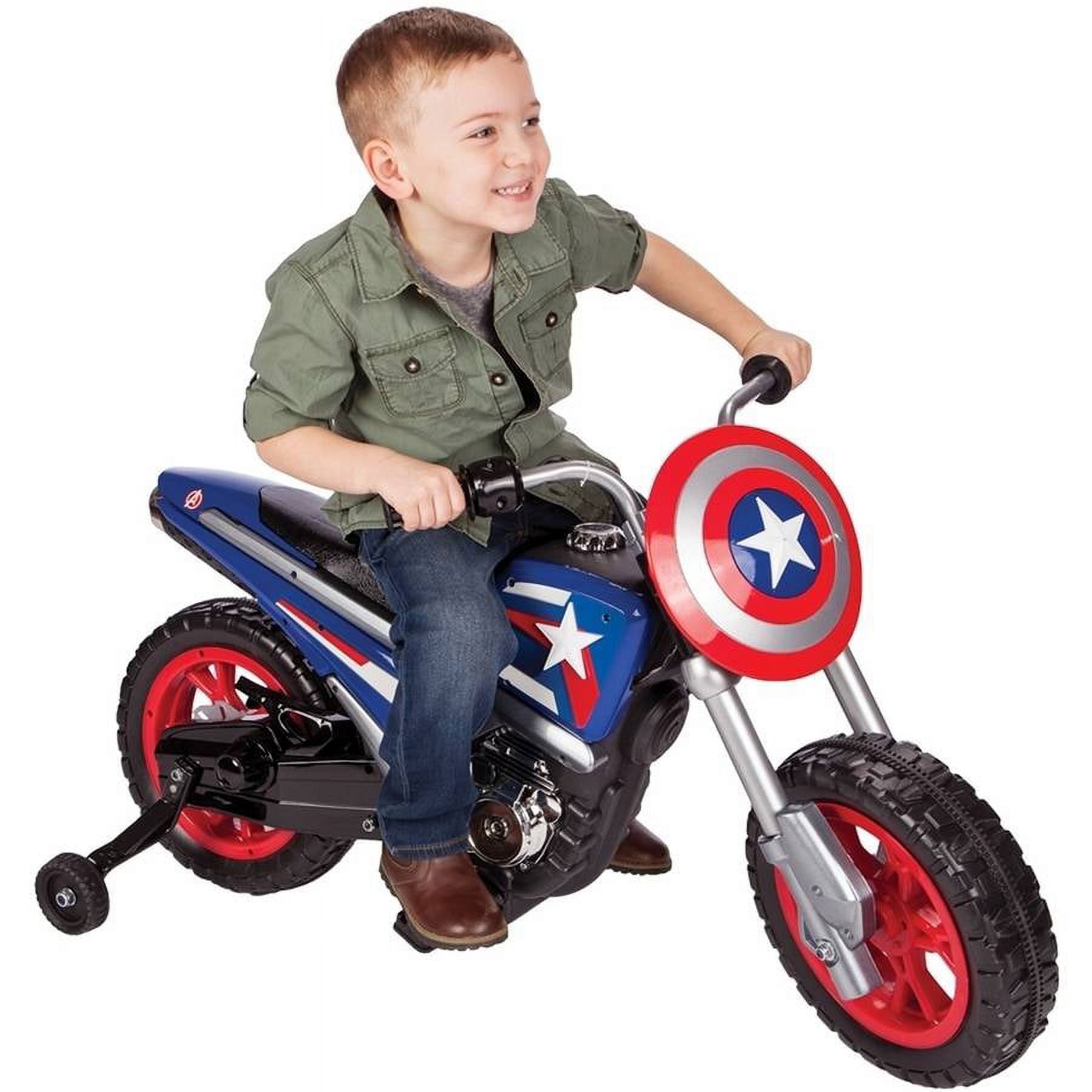 Captain America 6V Battery-Powered Ride-On Toy by Huffy - image 1 of 6